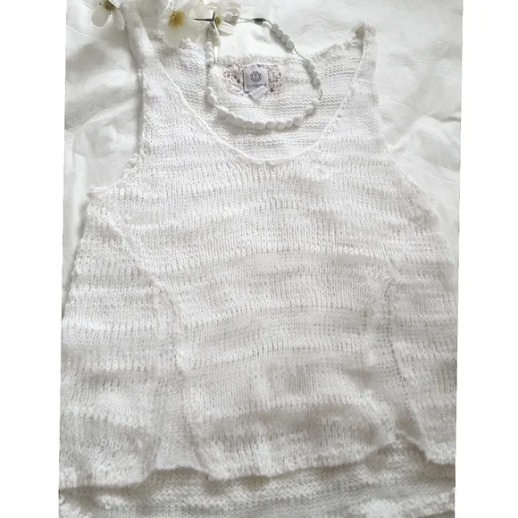 🔖Element☆Boho Fishnet Spring/Summer Knit Top - Picture 4 of 8